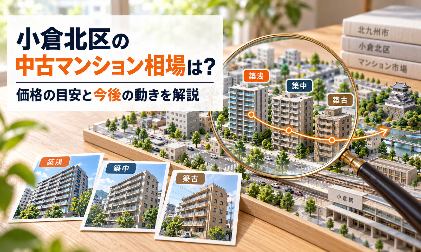 小倉北区の中古マンション相場は？価格の目安と今後の動きを解説の画像