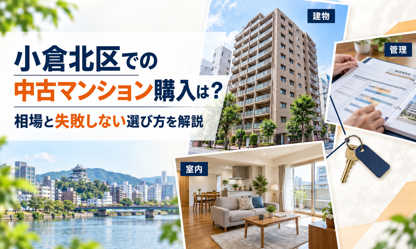 小倉北区での中古マンション購入は?相場と失敗しない選び方を解説の画像
