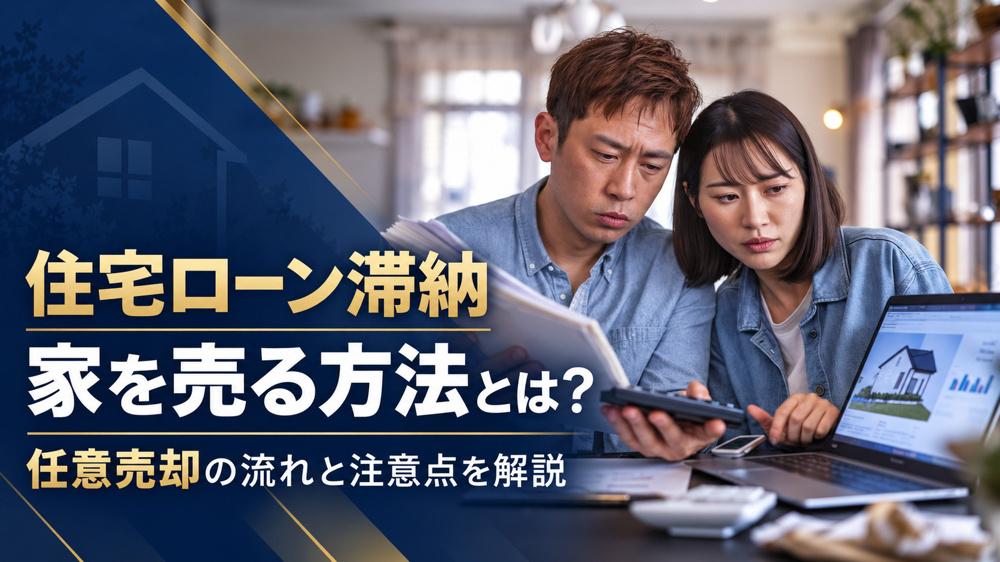 住宅ローン滞納で家を売る方法とは？任意売却の流れと注意点を解説の画像