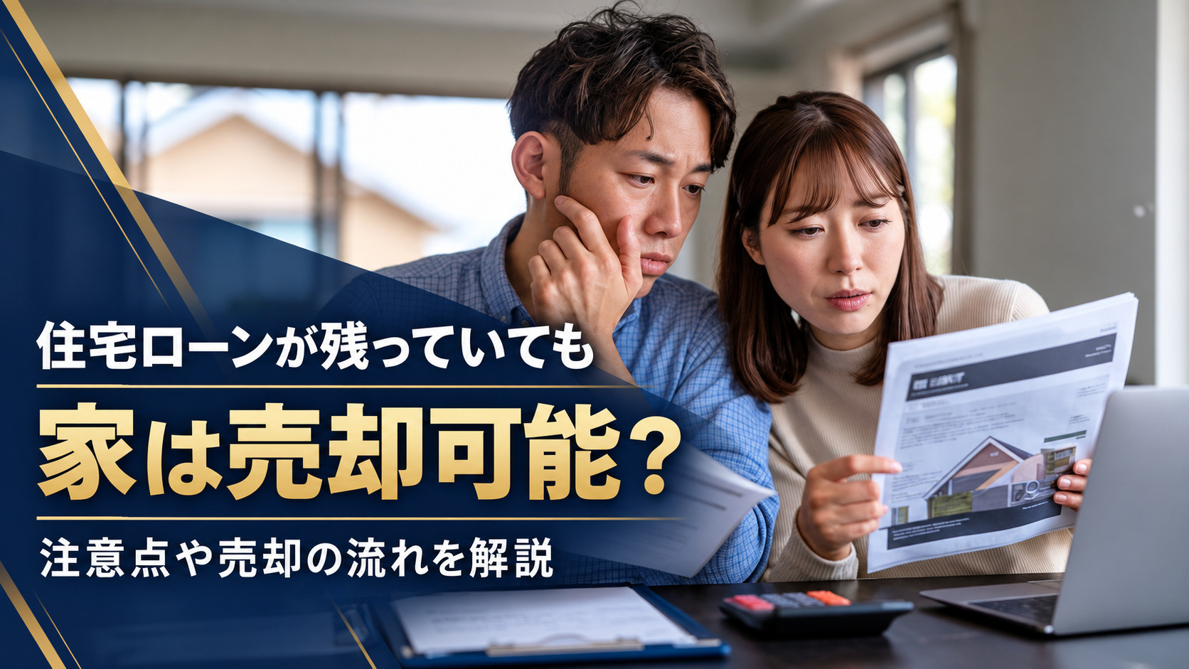 住宅ローンが残っている家は売却可能?注意点や売却の流れを解説の画像