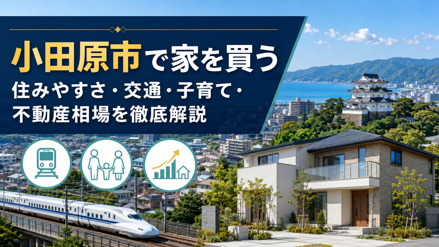 小田原市で家を買う|住みやすさ・交通・子育て・不動産相場を徹底解説の画像
