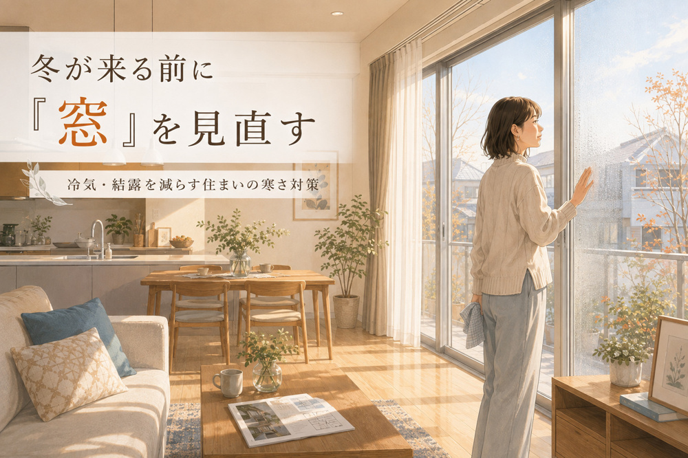 冬が来る前に「窓」を見直す｜結露・冷気を減らす断熱対策と内窓のポイントの画像