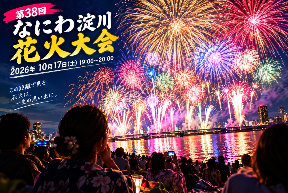 今年は10月開催！なにわ淀川花火大会を解説。の画像