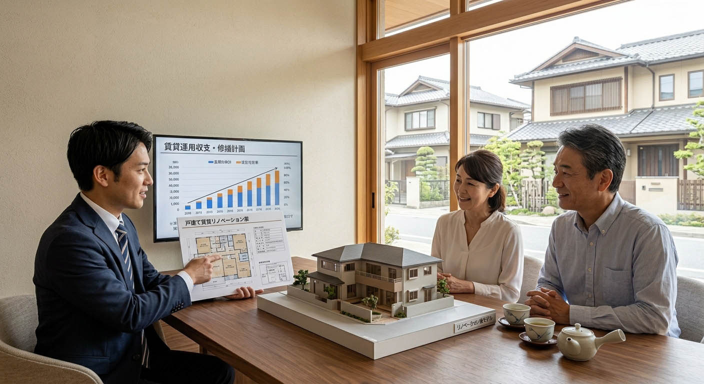 戸建て賃貸の最適な運用プランをご提案する高翔バイセルの専門スタッフ