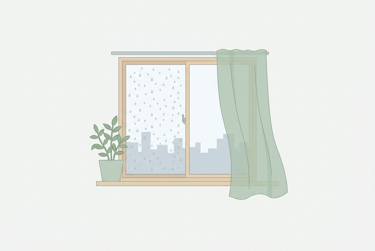 朝の窓に水滴がついたら。冬の前に整える結露との付き合い方を、住む人と管理する側の目線での画像
