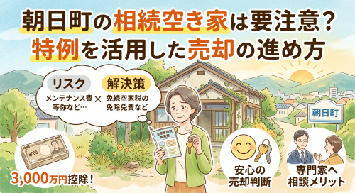 朝日町の相続空き家は要注意？特例を活用した売却の進め方の画像