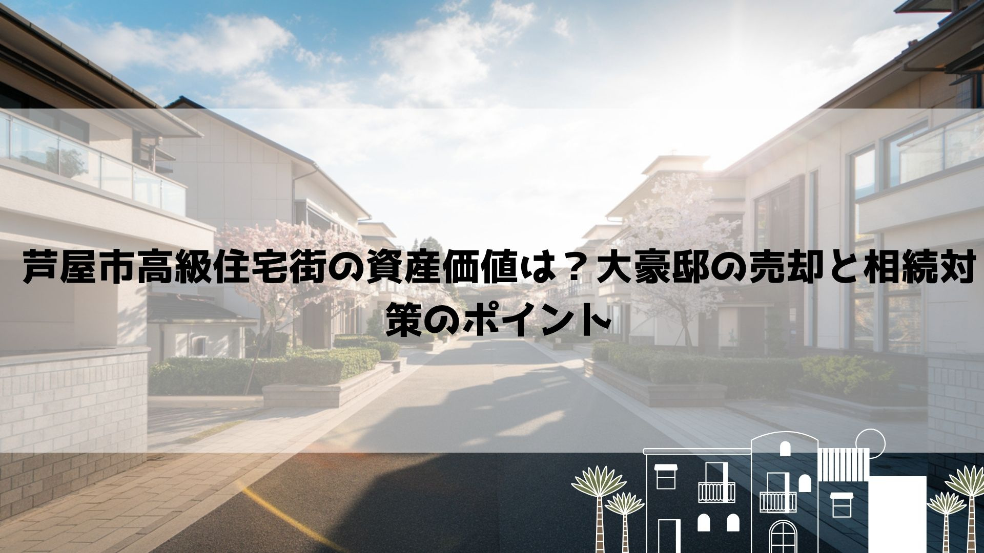 【2026年最新】芦屋市高級住宅街の資産価値は?大豪邸の売却と相続対策のポイントの画像