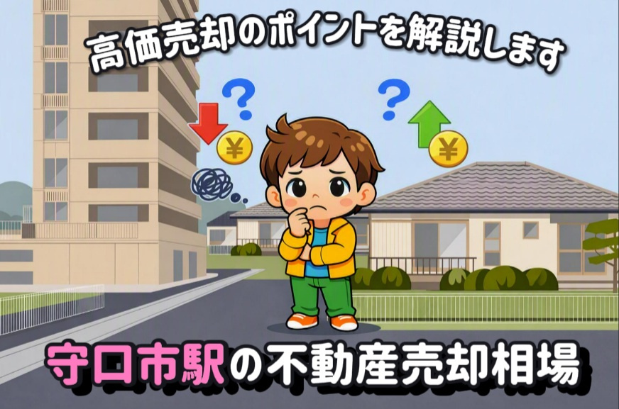 守口市駅の不動産売却相場は？高価売却のポイントを解説の画像