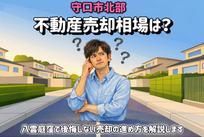 守口市北部の不動産売却相場は？八雲庭窪で後悔しない売却の進め方を解説の画像