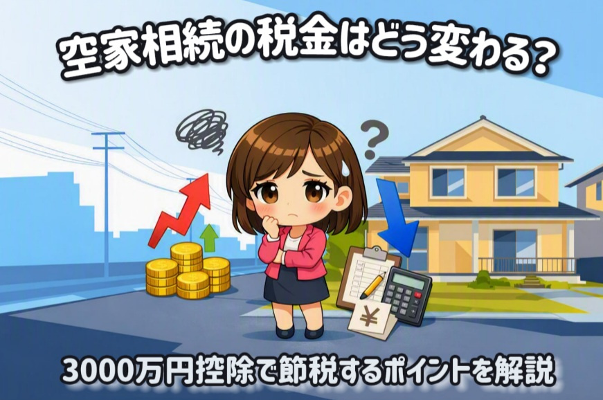 空家相続の税金はどう変わる?3000万円控除で節税するポイントを解説の画像