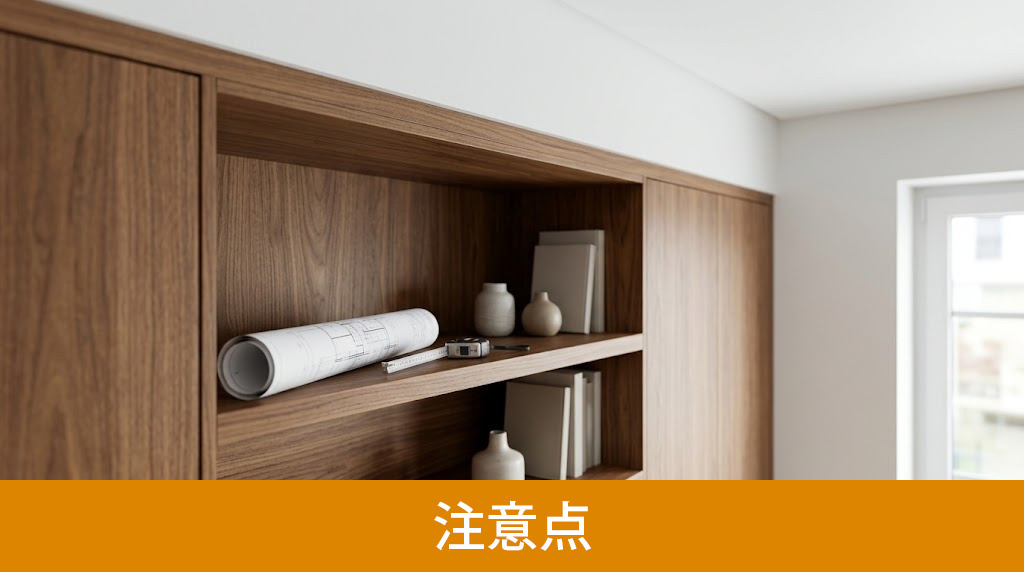 リノベーションで造作家具を取り入れる際の注意点