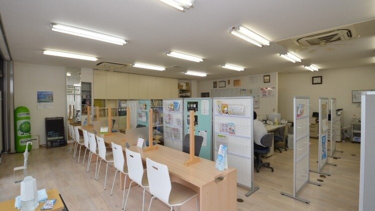 米山本店の店内