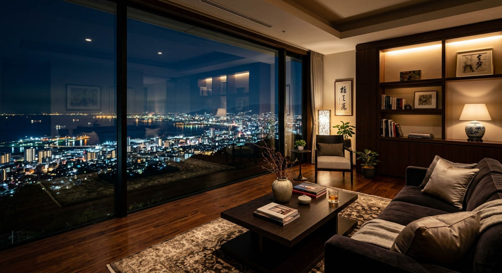 「ただいま」の先に宝石箱のような夜景が待つ。多忙な一日の終わりに最高の癒やしを叶える阪神間の住まい選びの画像
