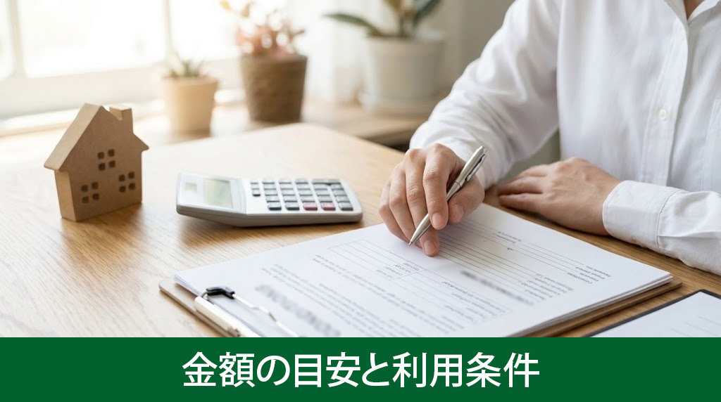 補助金の金額の目安と利用条件