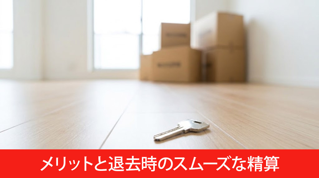 家賃前払いのメリットと退去時のスムーズな精算