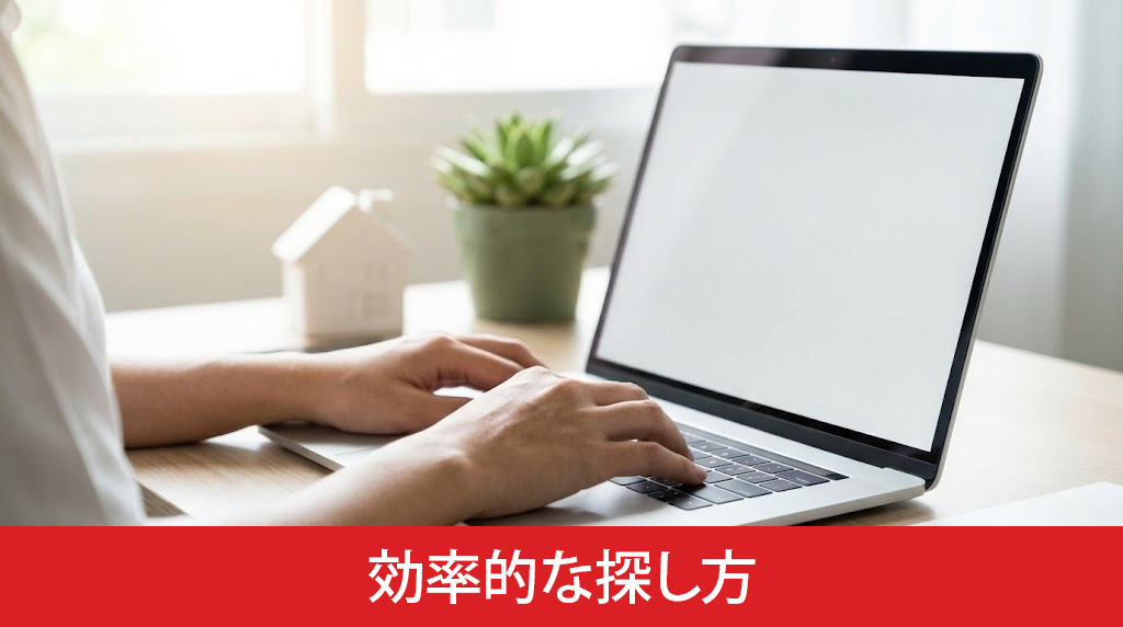 任意売却物件の効率的な探し方