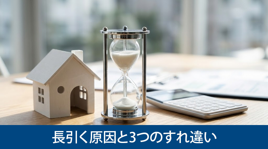 不動産売却が長引く原因と3つのすれ違い