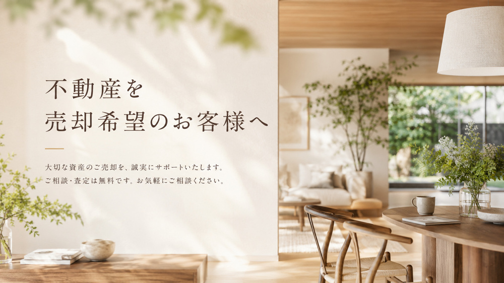 不動産を売却希望のお客様への画像