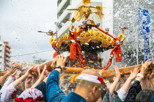 水掛けまつり　富岡八幡宮例大祭～本祭り～に参加しました！の画像