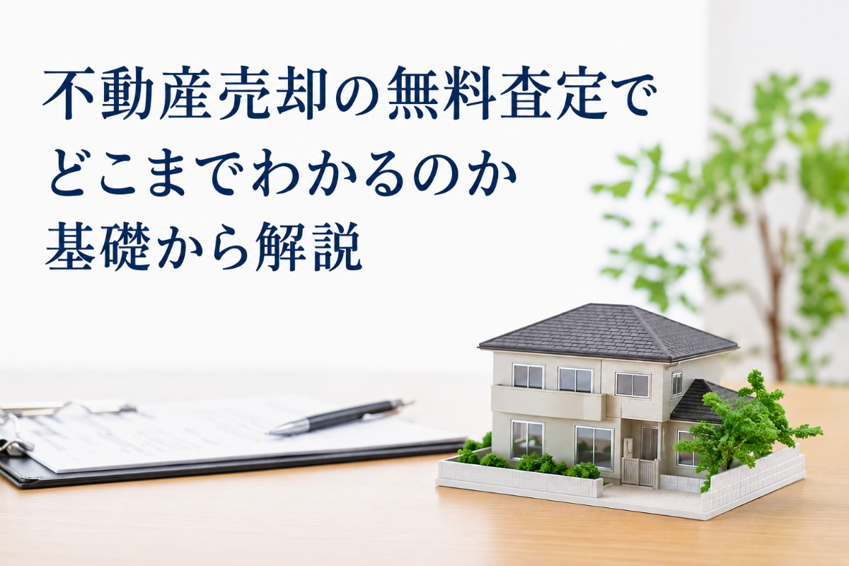 不動産売却の無料査定でどこまでわかるのか基礎から解説の画像