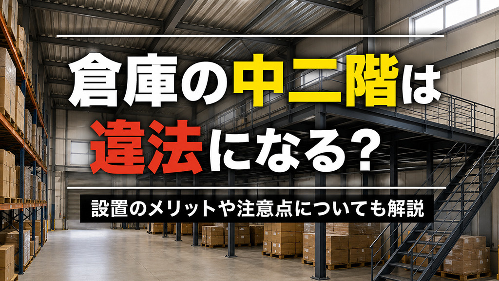 倉庫の中二階は違法になる？設置のメリットや注意点についても解説の画像
