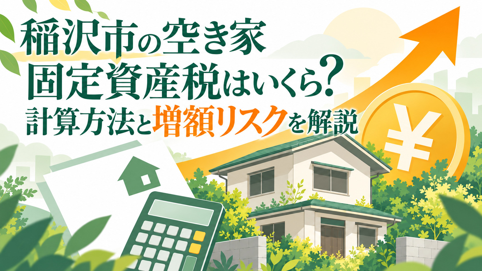 稲沢市の空き家の固定資産税はいくら？計算方法と増額リスクを解説の画像