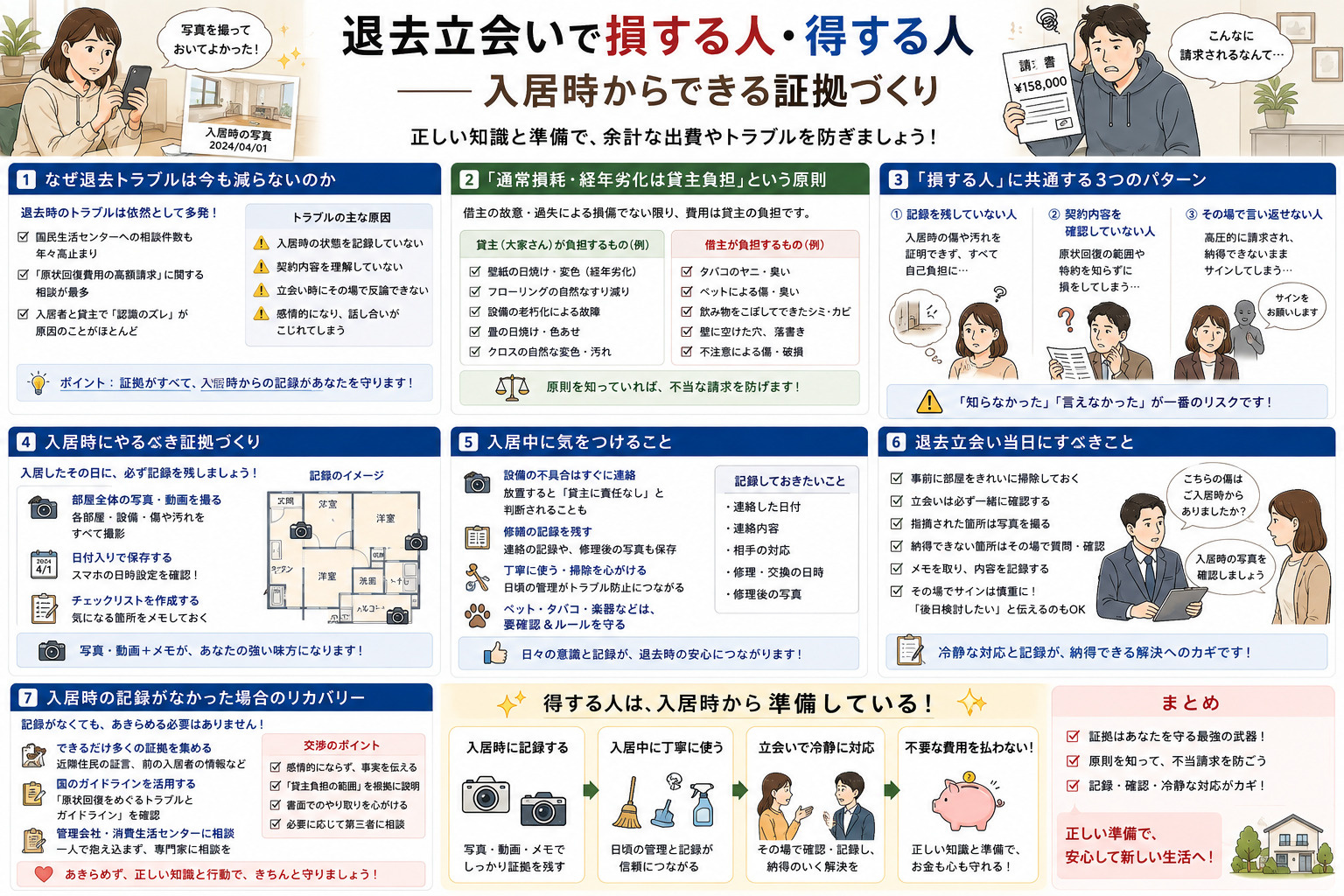 退去立会いで損する人・得する人——入居時からできる証拠づくりの画像