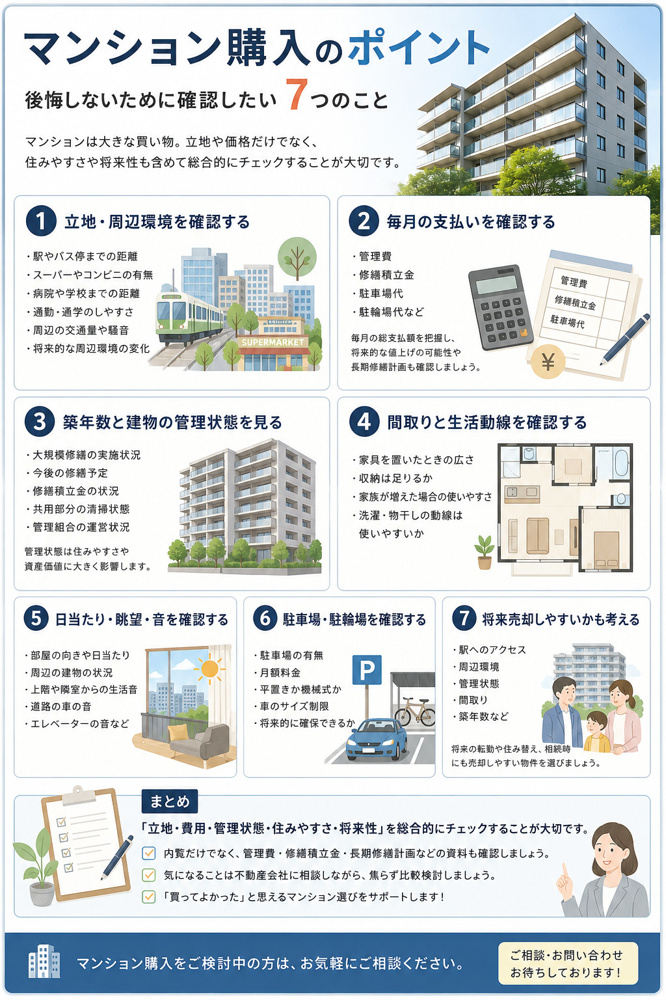 マンション購入のポイントの画像