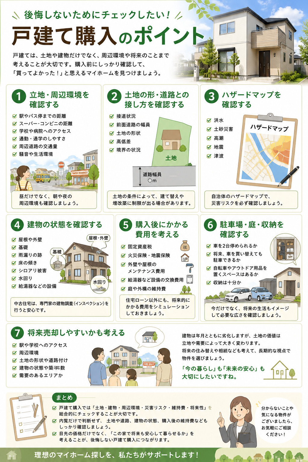 戸建て購入のポイントの画像