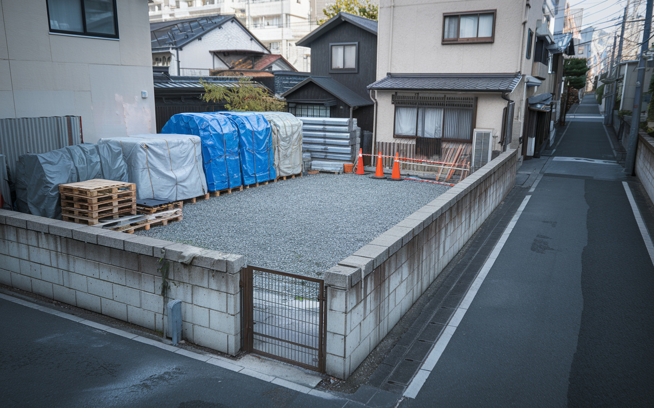 住吉区で土地を売却したい方必見!不動産買取で売れにくい資材置き場も現金化する方法の画像