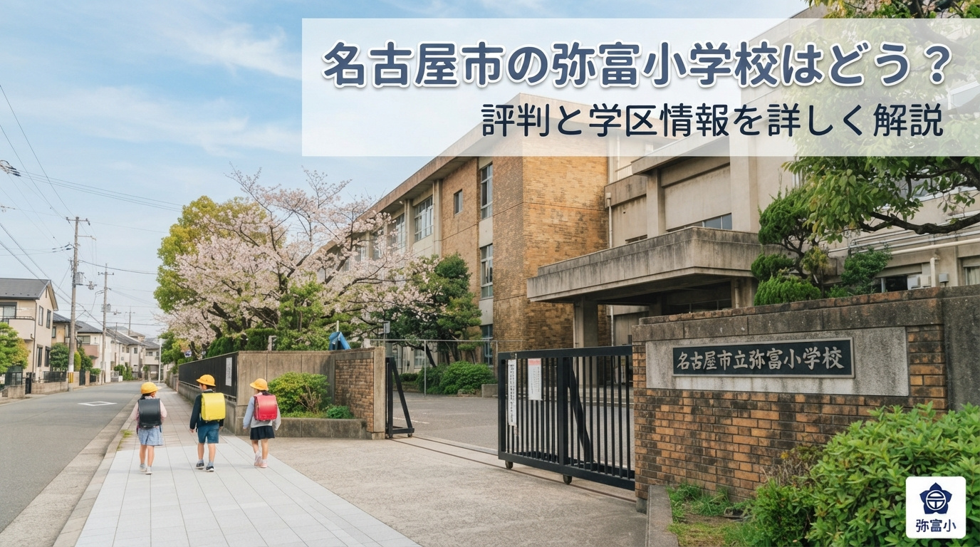 名古屋市の弥富小学校はどう？評判と学区情報を詳しく解説の画像