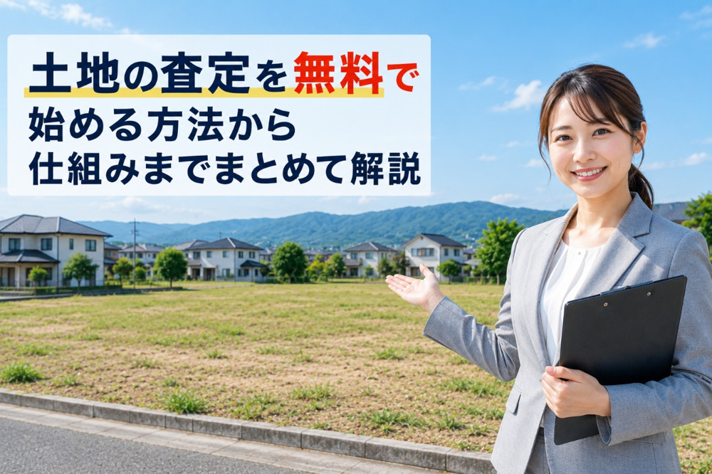 土地の査定を無料で始める方法から仕組みまでまとめて解説の画像
