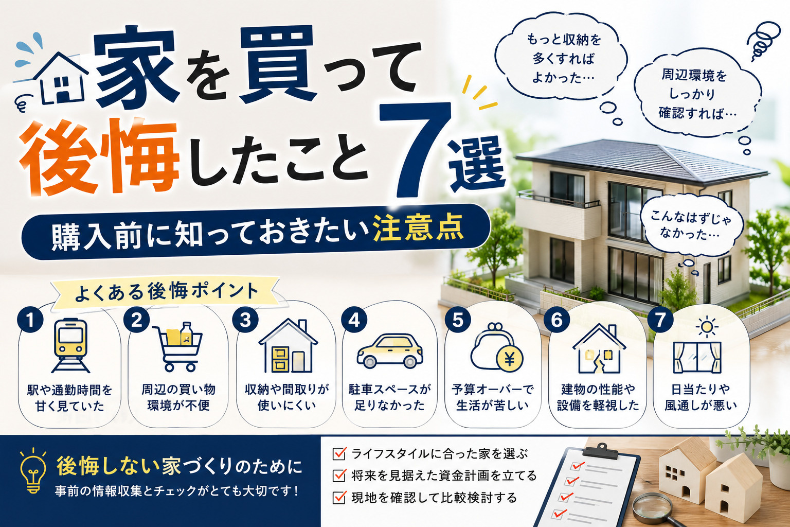 家を買って後悔したこと7選！の画像