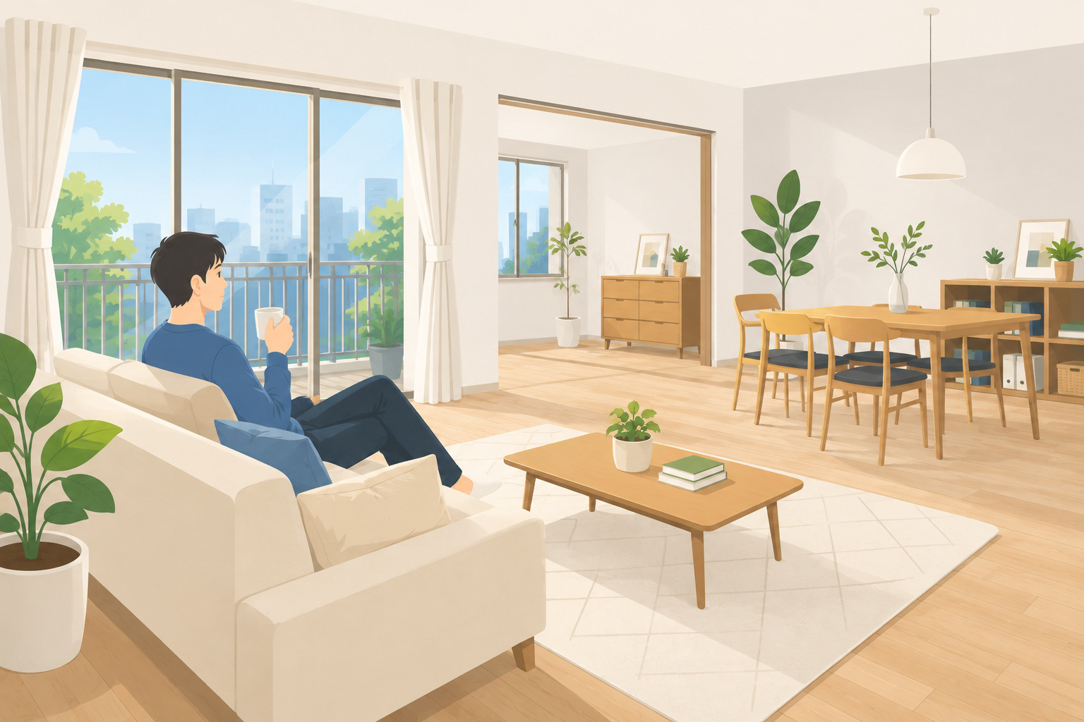 「もっと広い部屋に住みたい」と思ったときの部屋探し。広さ・家賃・間取りの考え方の画像