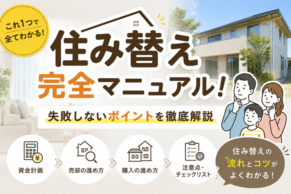 住み替え完全マニュアル！失敗しないポイントを徹底解説の画像