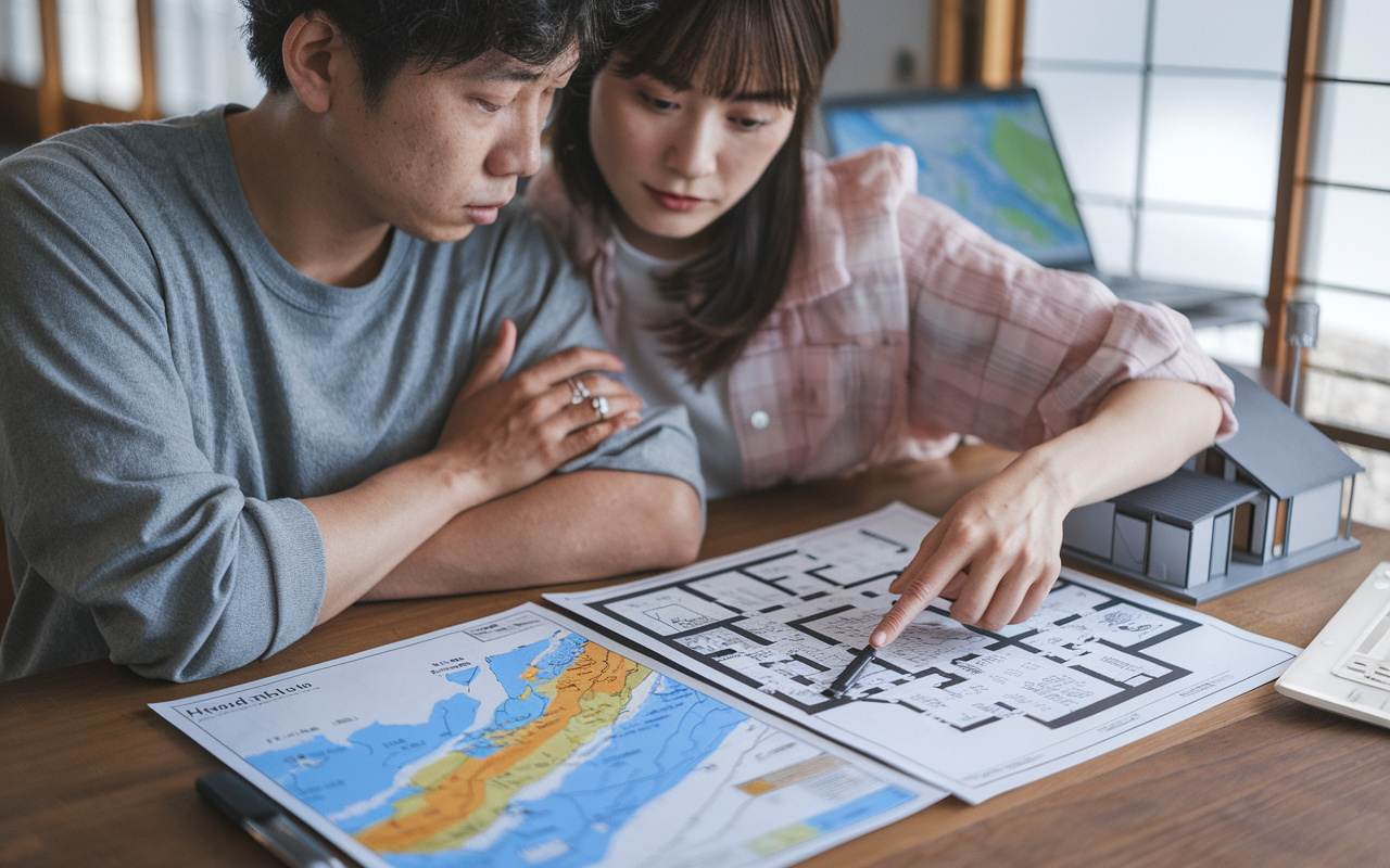 一戸建て購入前に知るハザードマップの見方!安全な家を選ぶ基準を分かりやすく解説の画像