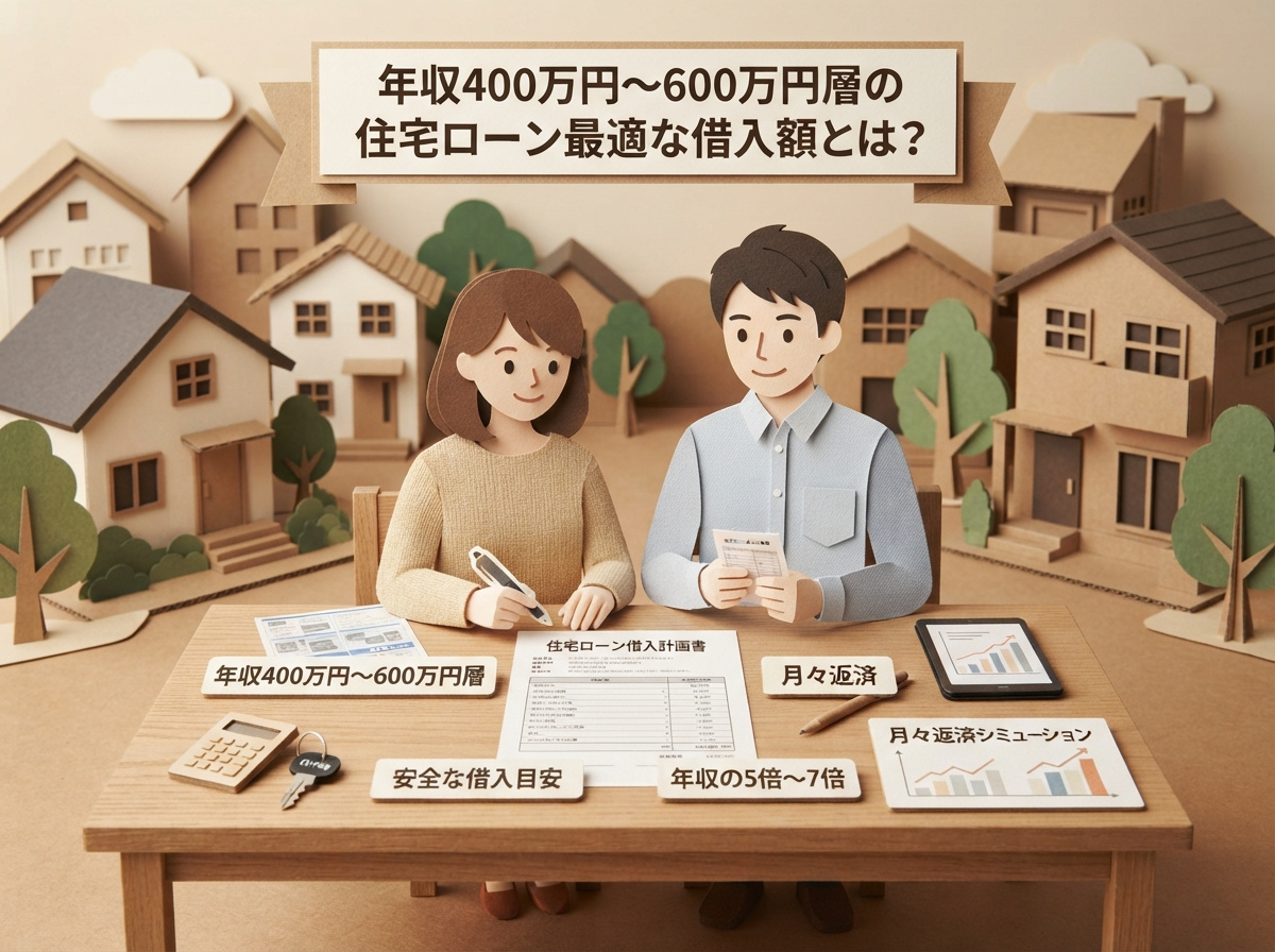 Vol.426 年収400万円~600万円層の住宅ローン最適な借入額とは?の画像