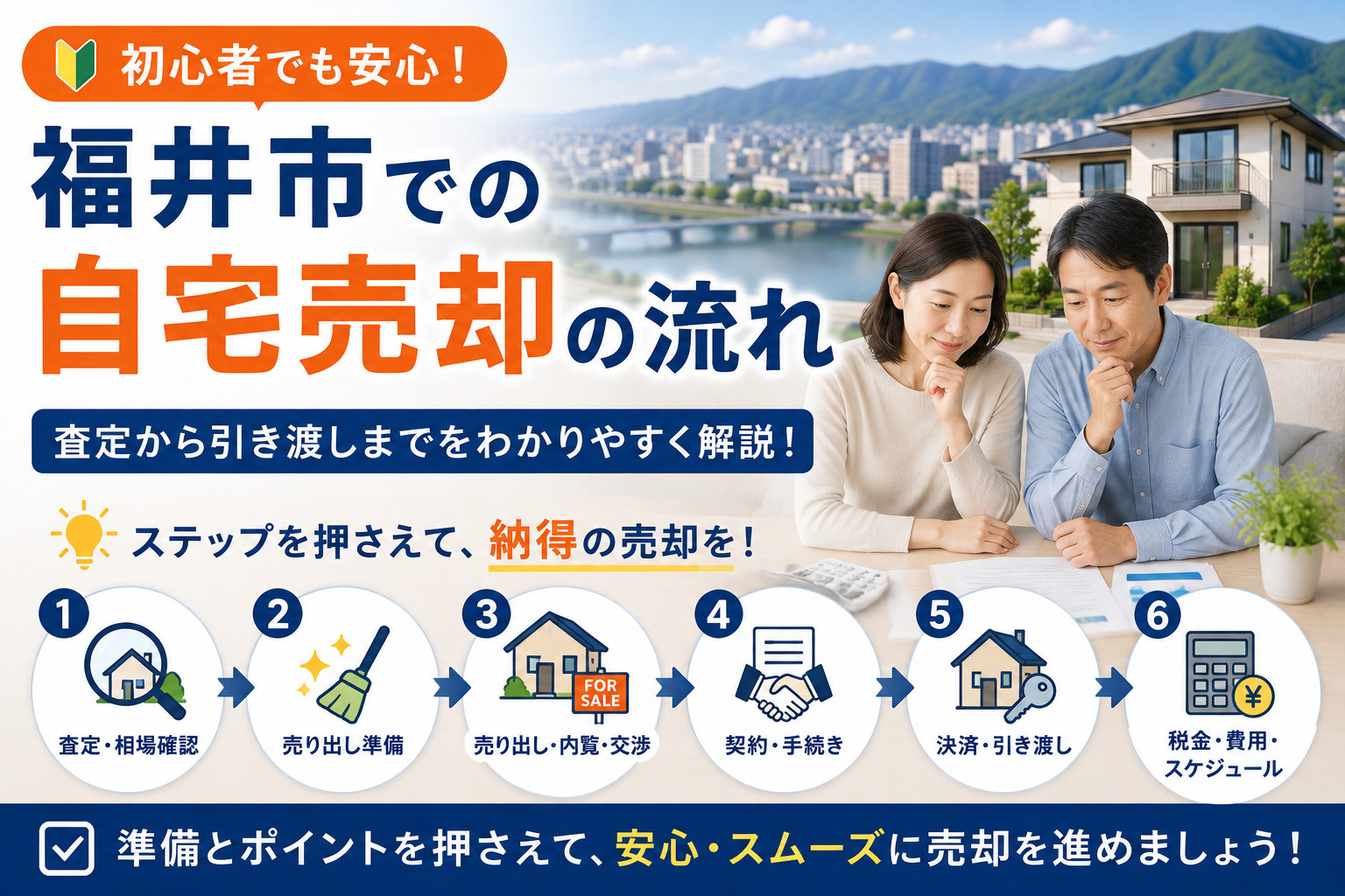 福井市で不動産を売却したい方必見！無料査定の依頼前に知るべきポイントを解説の画像