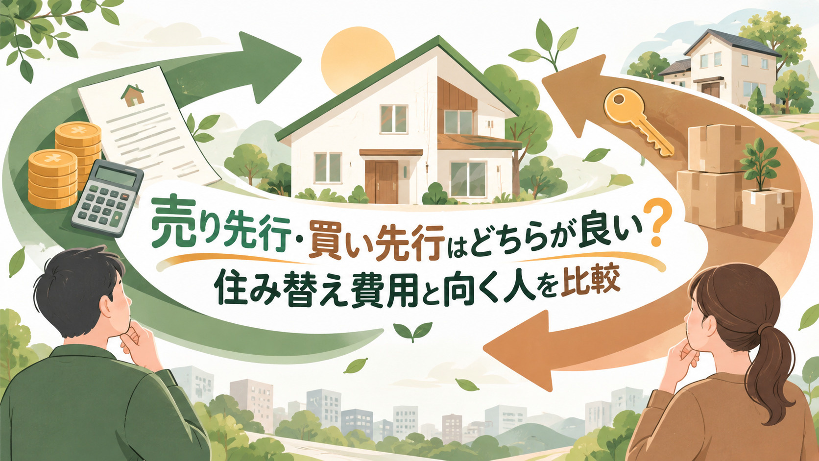 売り先行・買い先行はどちらが良い？住み替え費用と向く人を比較の画像