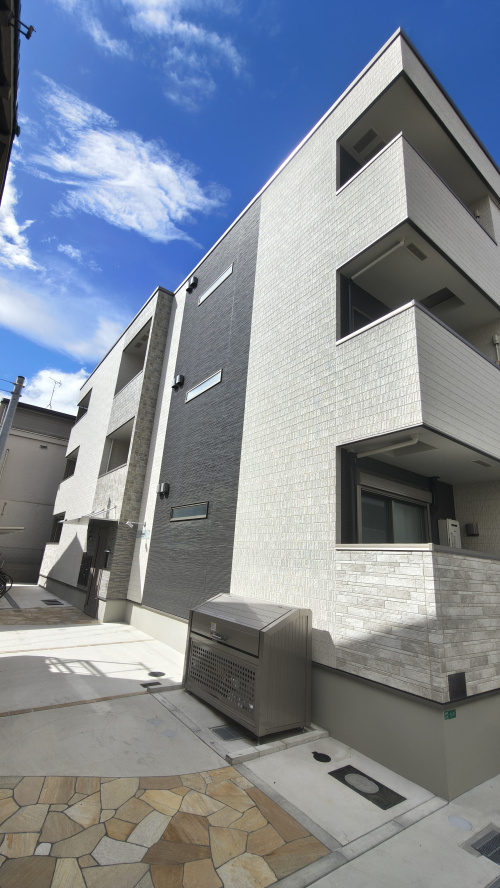 【新加美駅徒歩4分】平野区加美東5丁目 1LDK♪2025年7月築・40㎡・インターネット無料・102号室のマンションの画像