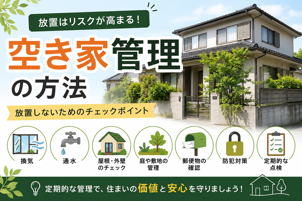 空き家管理の方法の画像