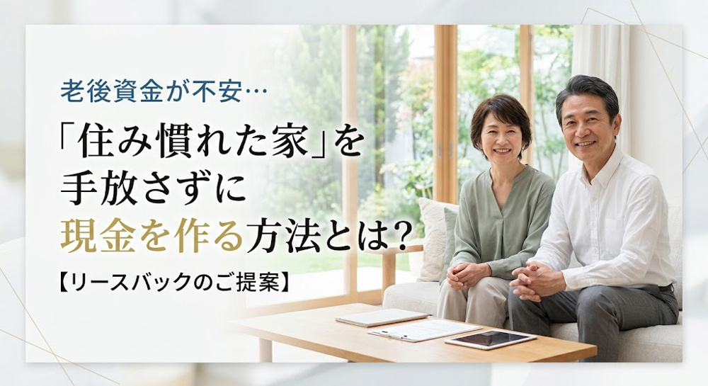 老後資金が不安…「住み慣れた家」を手放さずに現金を作る方法とは？の画像