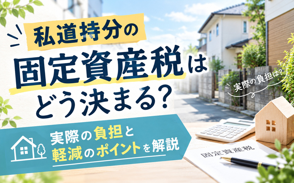 私道持分の固定資産税はどう決まる？実際の負担と軽減のポイントを解説の画像