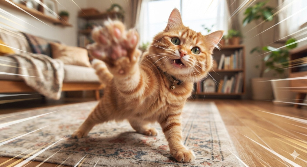 猫パンチの威力はどれくらい？本気の強さと安全な付き合い方を解説の画像