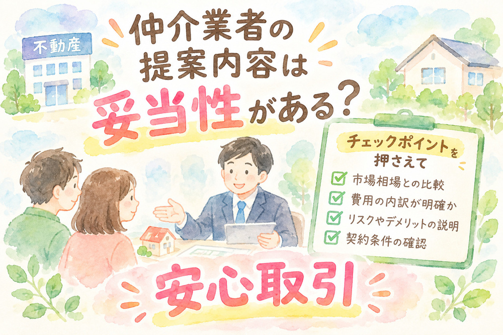 仲介業者の提案内容は妥当性がある？チェックポイントを押さえて安心取引の画像