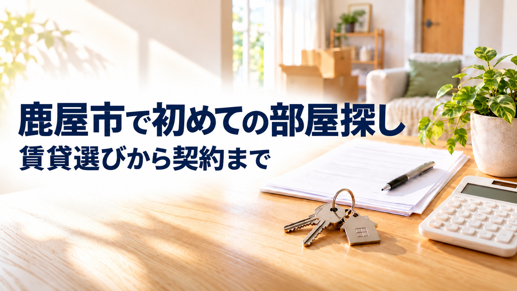 鹿屋市で初めての部屋探しを成功させる手順は?賃貸選びから契約までの流れを解説の画像