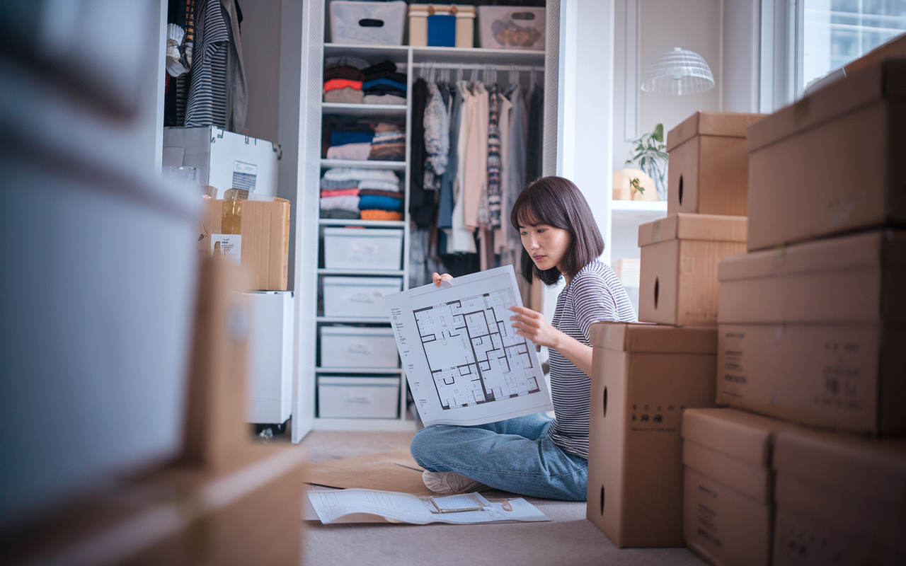 一人暮らしの賃貸収納間取りの選び方！失敗しない部屋探しのコツの画像