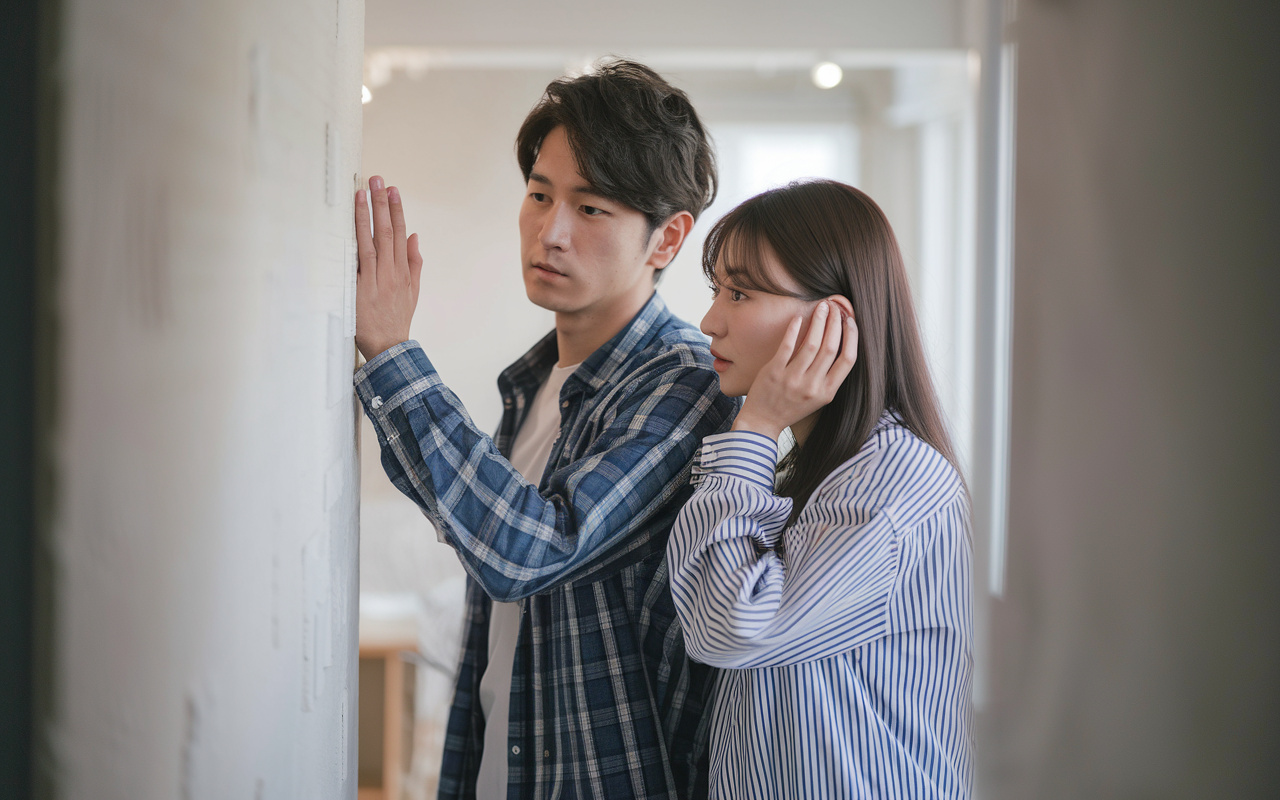 賃貸の内見で壁の厚さは重要?確認方法と防音性チェックのコツの画像