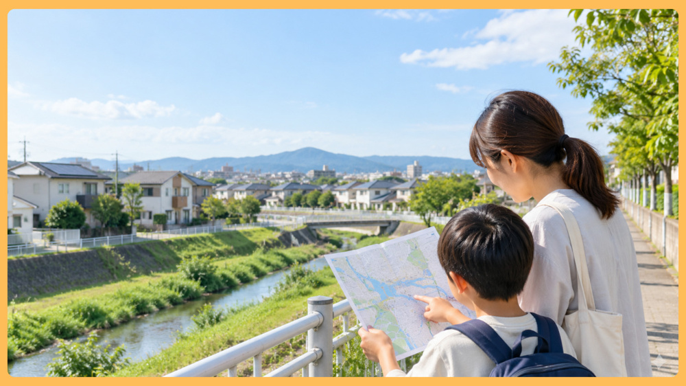 小山市で家を購入前に確認したいことは？ハザードマップの見方を子育て世帯向けに解説の画像