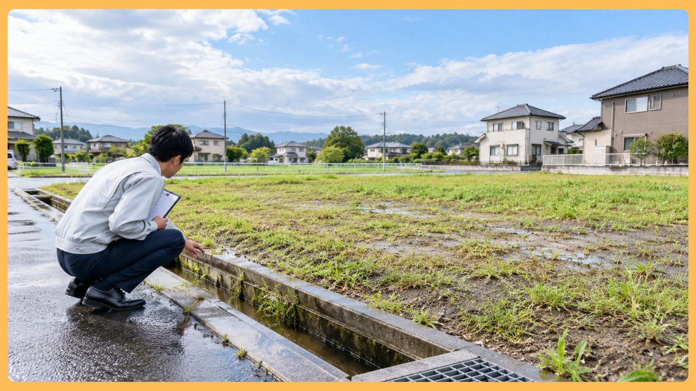 筑西市で土地購入前に要確認!浸水履歴と水害リスクの確認事項を解説の画像